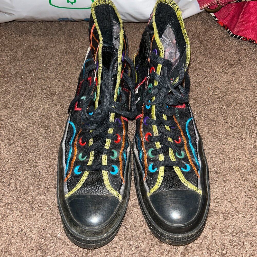 Converse CTAS 70 Hi Chinese New Year Sneakers in Black Multicolor Unisex 9/11